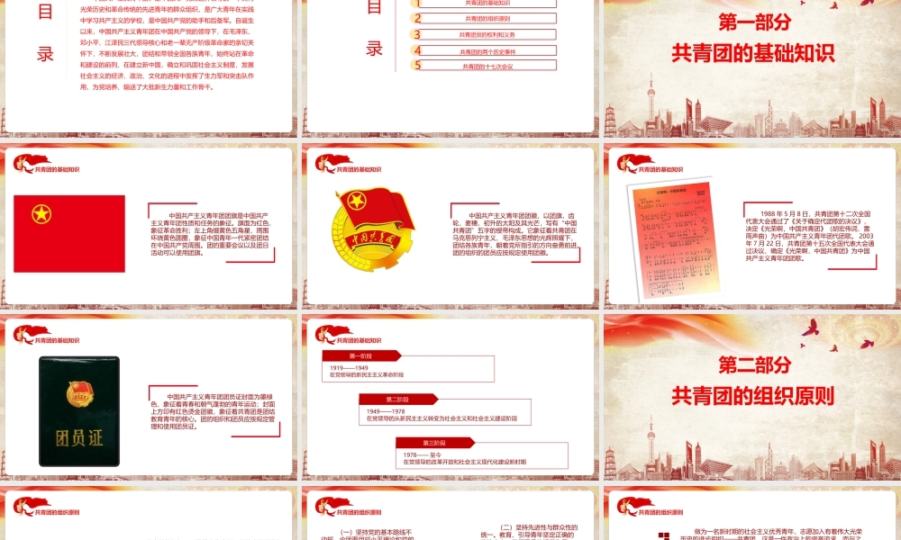 共青团的光辉历史摘要PPT.pptx