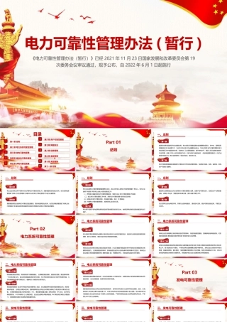 2022《电力可靠性管理办法(暂行)》详解PPT课件.pptx