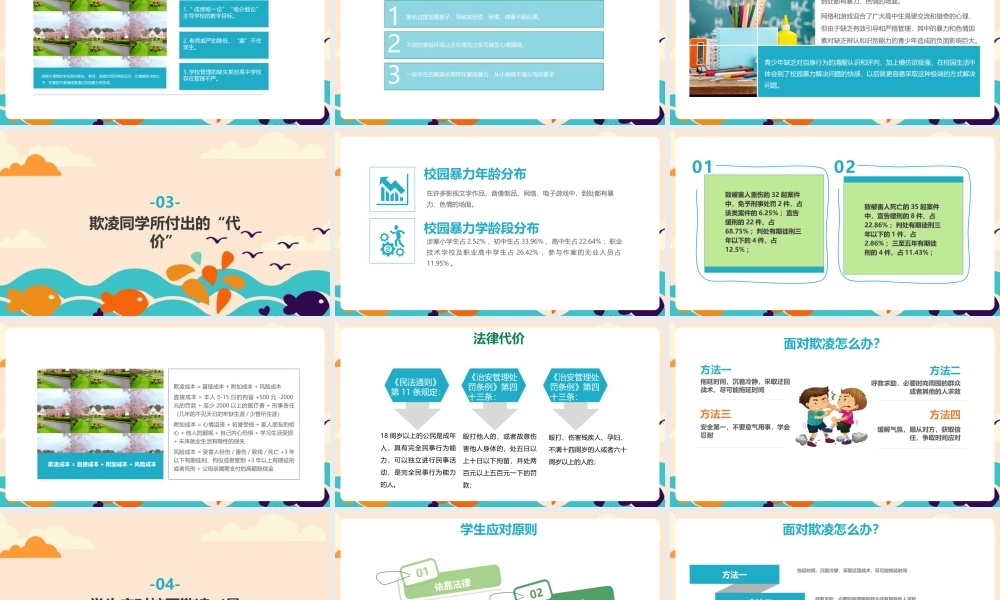 《反对校园暴力》专题ppt课件.pptx
