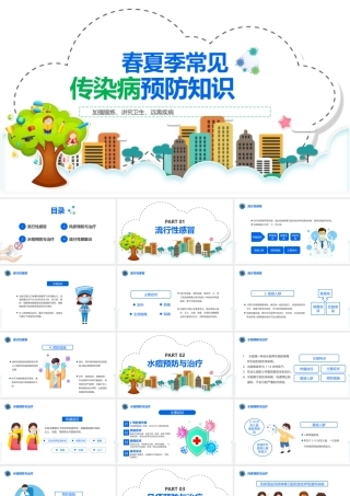 春夏季常见传染病预防知识课程ppt课件.pptx