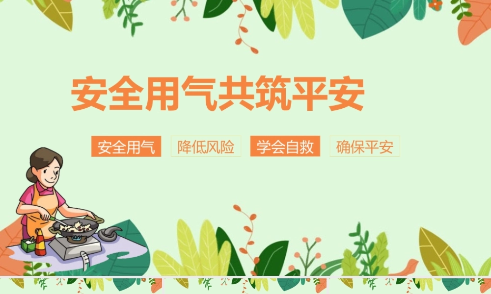 安全用气共筑平安天燃气安全知识完整版解读ppt.pptx