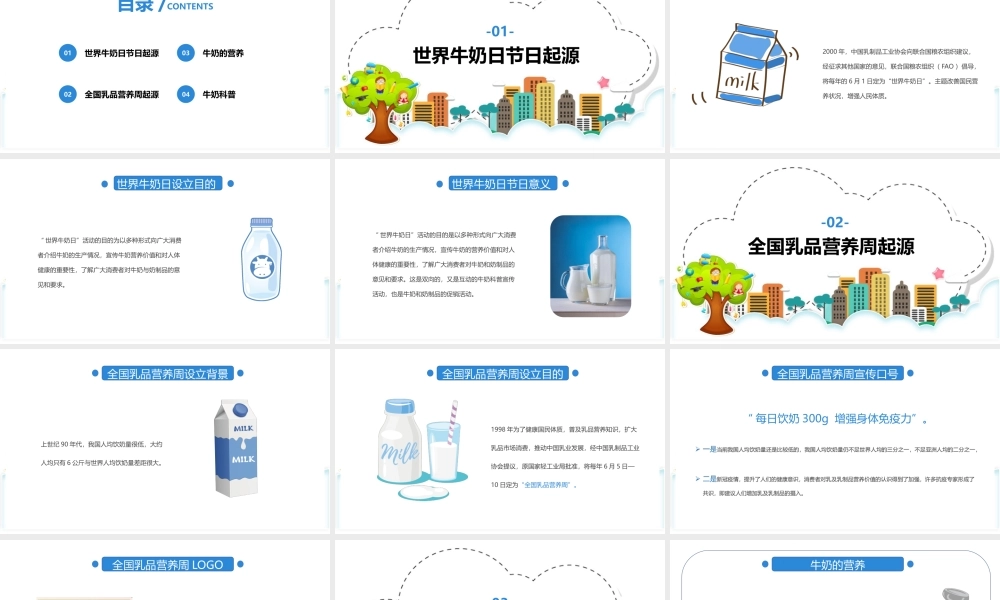 世界牛奶日课程ppt课件.pptx