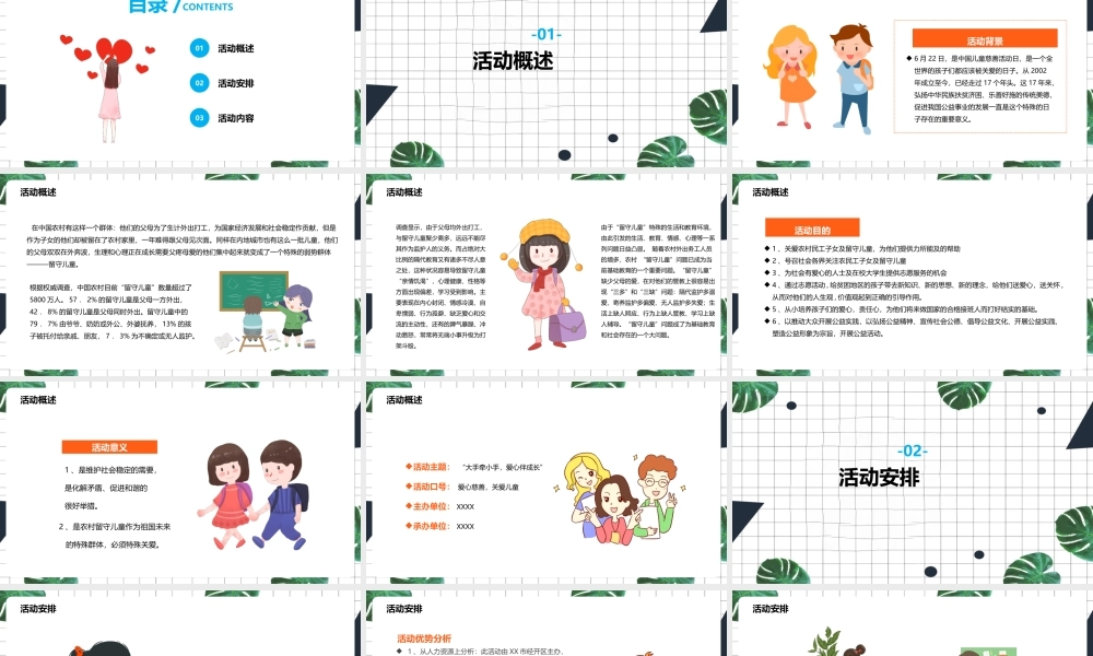 专题学习儿童慈善日精品班会ppt.pptx