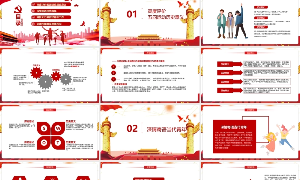 弘扬五四精神创造青春辉煌资料内容PPT课件.pptx