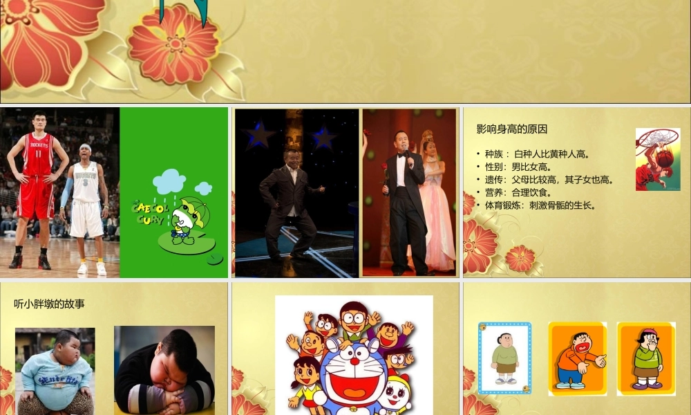 三年级体育与健康知识--高矮与胖瘦.ppt