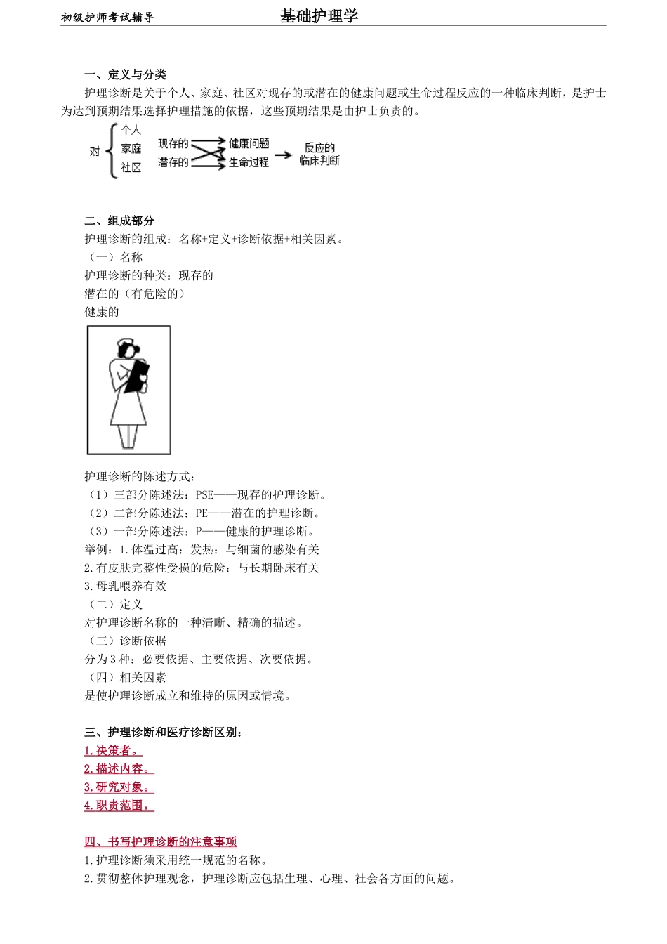 初级护师-基础护理学 第八章　护理程序.doc_第3页