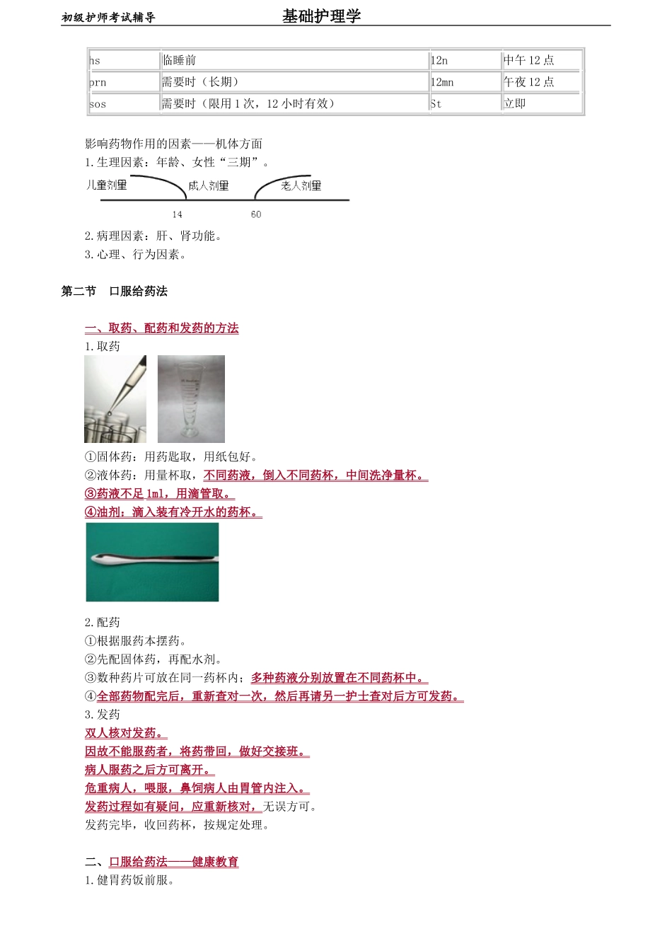 初级护师-基础护理学 第十三章　给药.doc_第3页