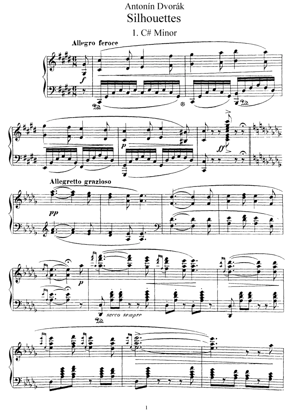 轮廓 12 Silhouettes, Op 8.pdf_第1页