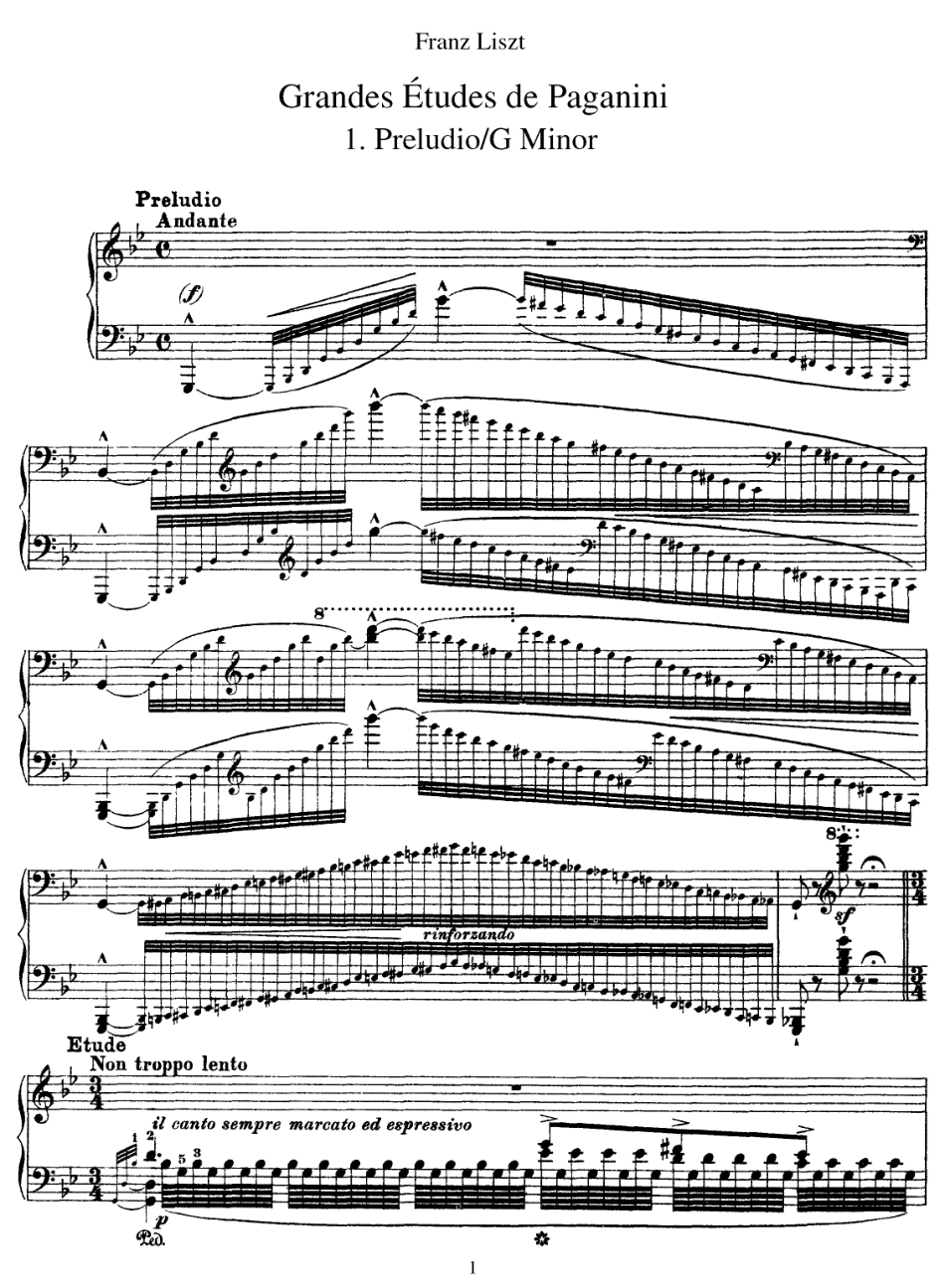 帕格尼尼练习曲 6 Paganini Etudes.pdf_第1页