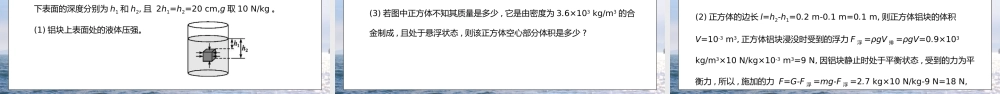 人教版八年级下册物理第四单元《浮力-本章整合》PPT课件.pptx