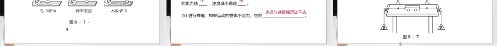 人教版八年级下册物理第二单元《运动和力-分类综合训练》PPT课件.pptx