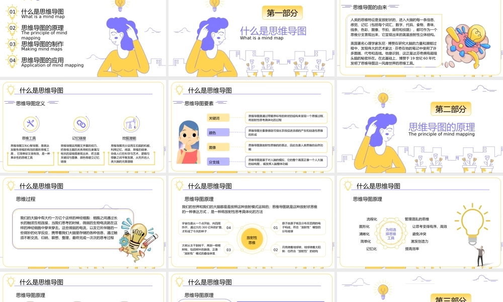 思维导图教育教学培训PPT模板.pptx