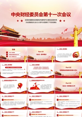 中央财经委员会第十一次会议党课培训PPT.pptx