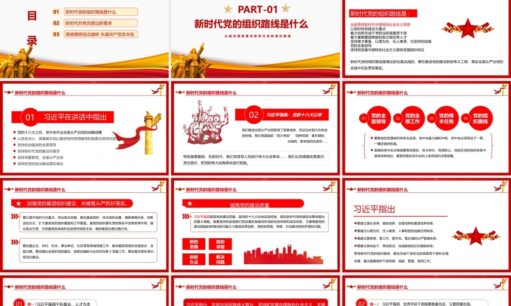 “新时代党的组织路线”党课培训PPT课件.pptx
