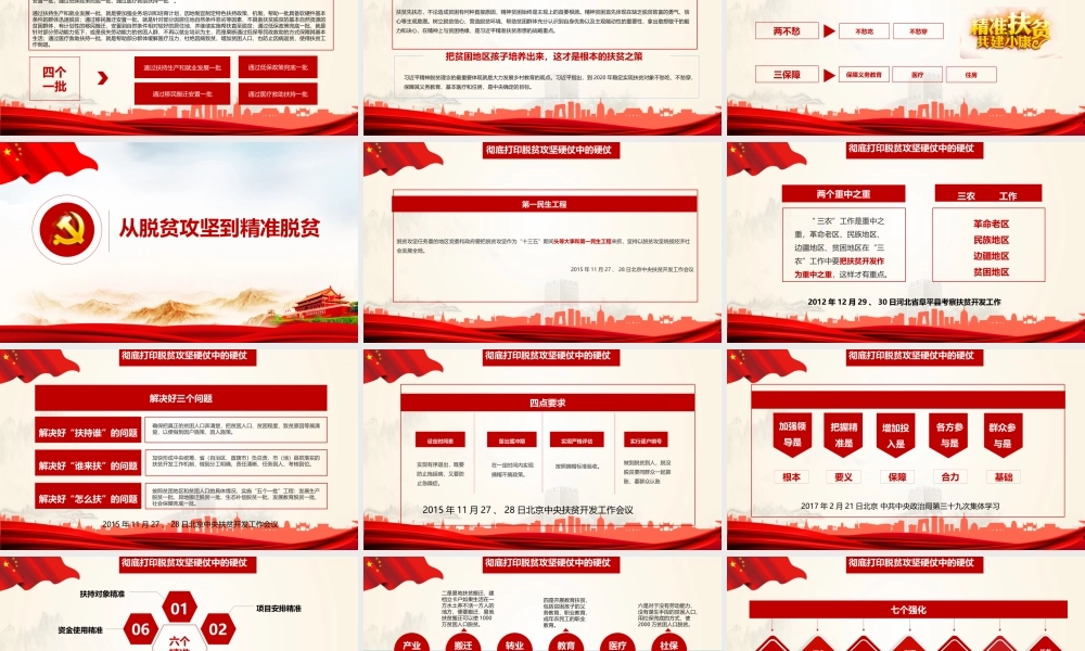 全文详解《精准扶贫》党课精品ppt.pptx