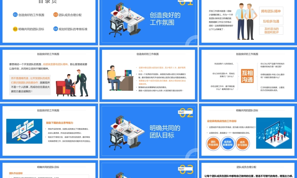 公司团队培训管理精神建设PPT模板(含具体内容).pptx