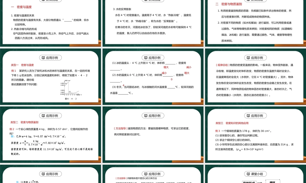 人教版八年级上册物理第六单元《质量与密度-密度与社会生活》PPT课件.pptx