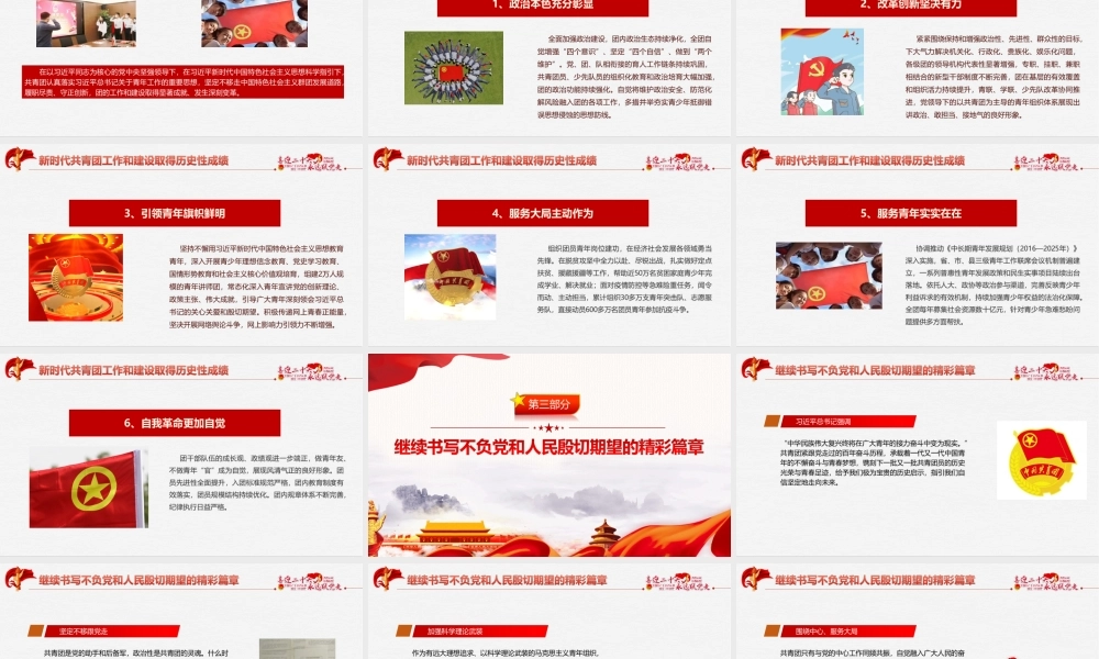 解读党领导下中国青年运动的百年历程青年运动史全文PPT.pptx