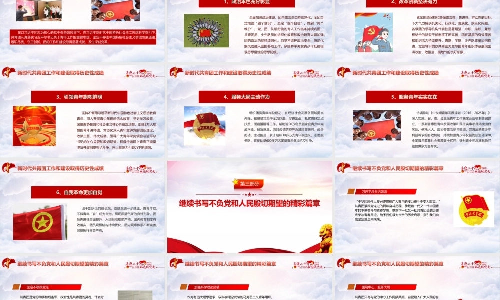 学习青年运动史《党领导下中国青年运动的百年历程》团课青年运动史PPT课件.pptx