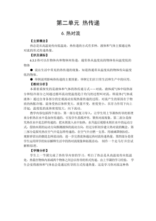 苏教版科学五年级上册6.热对流 教学设计.docx
