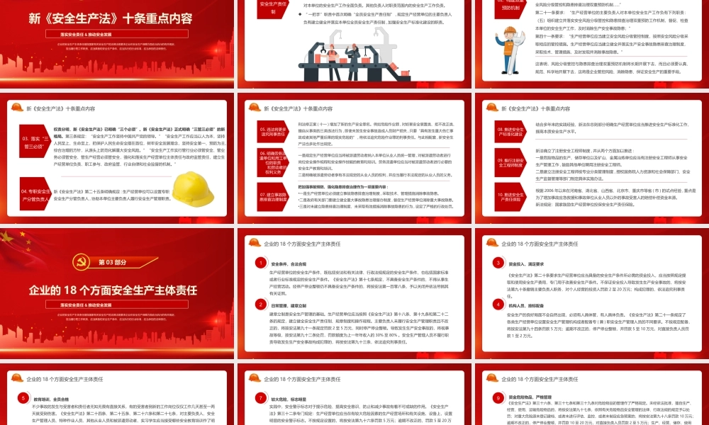 2022安全生产法-落实安全责任推动安全发展PPT课件（带内容）.ppt