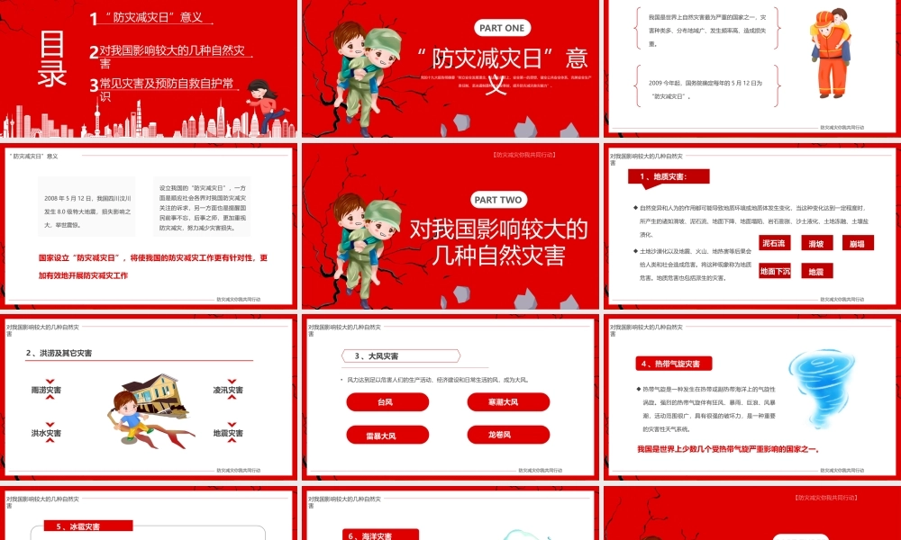 512全国防灾减灾日主题教育-坚决遏制重特大安全事故提升防灾减灾救灾能力PPT课件（带内容）.pptx