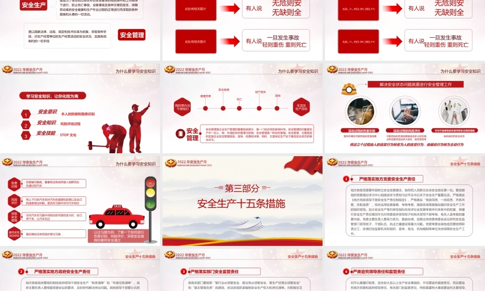 遵守安全生产法当好第一责任人2022年安全生产月PPT课件.pptx