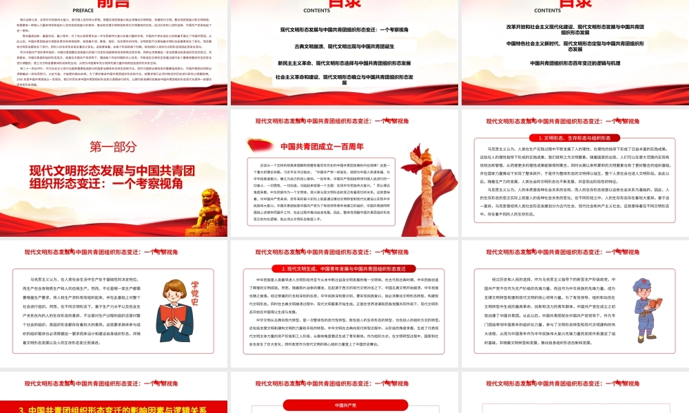 团史研究学习-中国共青团组织形态百年变迁的历史逻辑PPT课件（带内容）.pptx