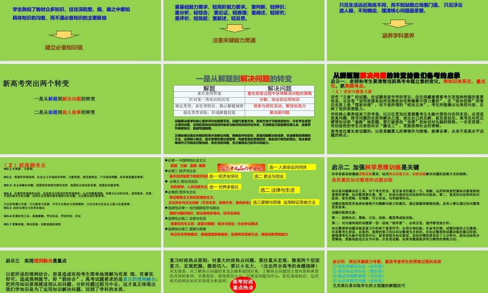 2021-2022年高考思想政治备考复习策略讲座.pptx