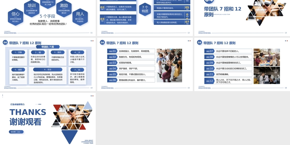 领导如何带领好团队培训PPT模板(含具体内容).pptx