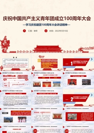 庆祝建团100周年重点PPT.ppt
