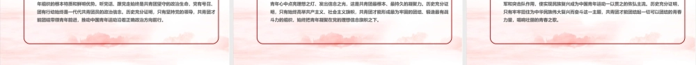 最新庆祝中国共青团成立一百周年大会讲话精神培训PPT课件.ppt