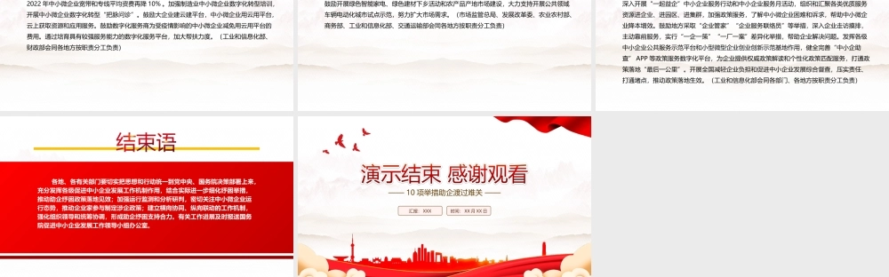 2022《加力帮扶中小微企业纾困解难若干措施》全文学习PPT课件（带内容）.ppt