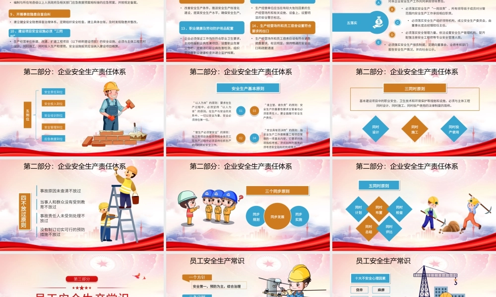 2022安全生产月PPT落实安全责任推动安全发展主题培训PPT课件（带内容）.ppt