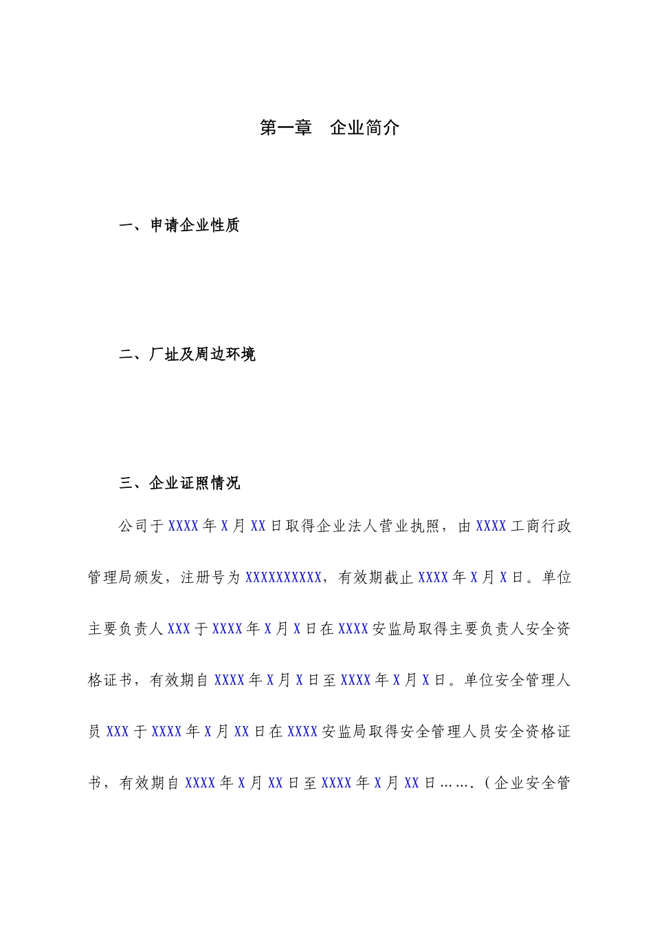 公司安全生产标准化自评报告模板.docx_第2页