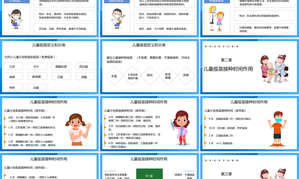 全国儿童预防接种宣传日接种介绍宣传PPT模板.pptx