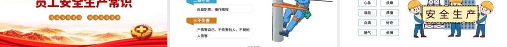 2022年安全生产月宣传安全教育PPT 遵守安全生产法当好第一责任人PPT.pptx