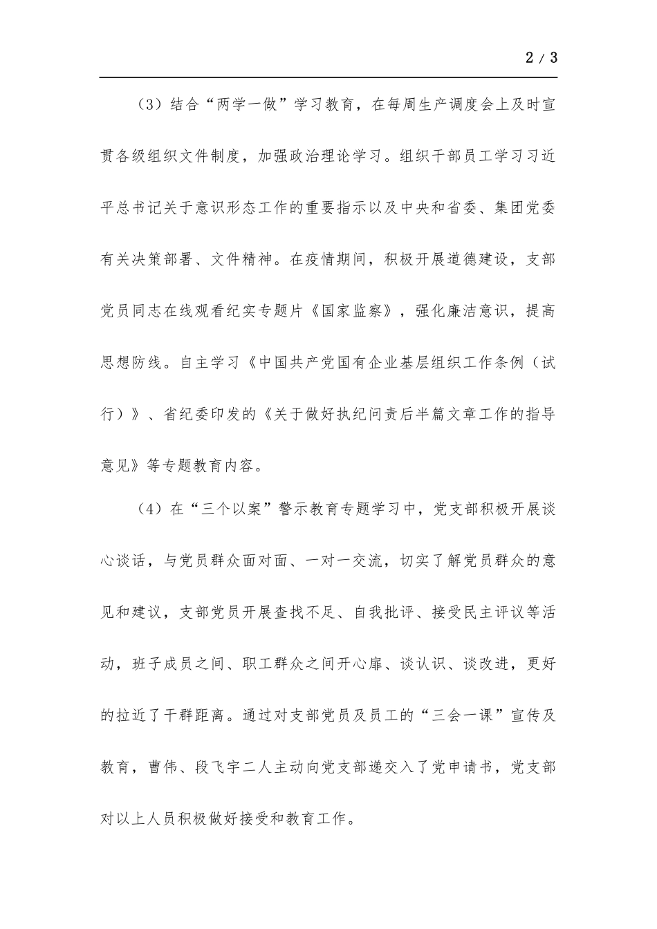 公司党支部年度工作总结.docx_第2页