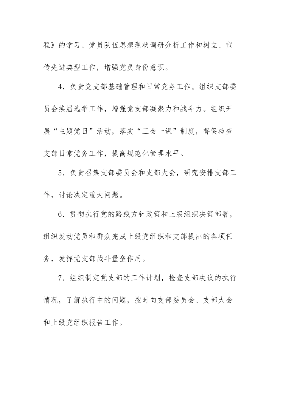 党支部全面从严治党责任清单（范文）.docx_第2页