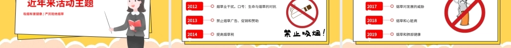 5月31日世界无烟日PPT吸烟有害健康拒绝烟草PPT课件（带内容）.ppt