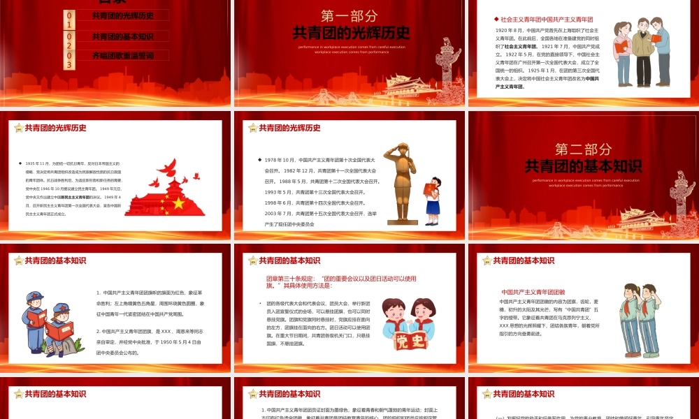 红色第一堂团课怎么做才算是一名合格的团员动态PPT模板.pptx
