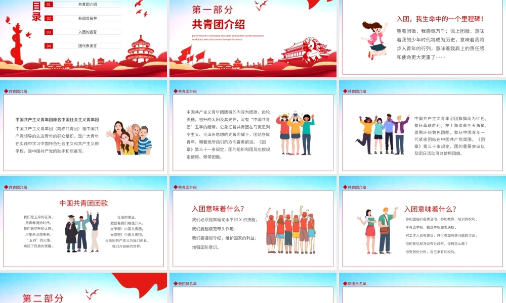 青春献祖国永远跟党走五四新团员入团仪式动态PPT.pptx
