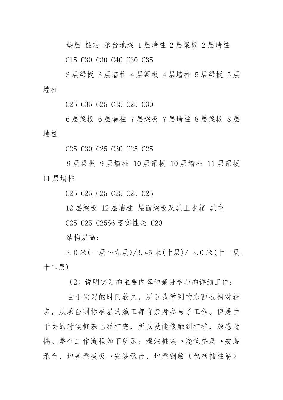 工程施工实习报告七篇.docx_第2页