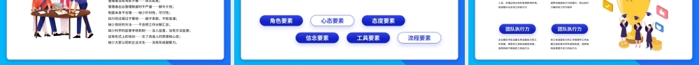 蓝色卡通风企业团队管理建设PPT模板.pptx