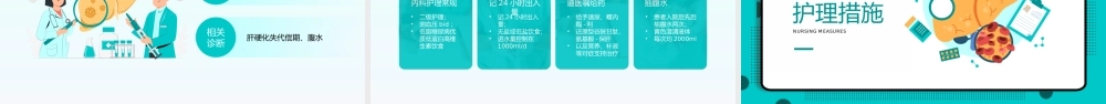 肝病肝硬化护理查房医疗PPT模板(含具体内容).pptx