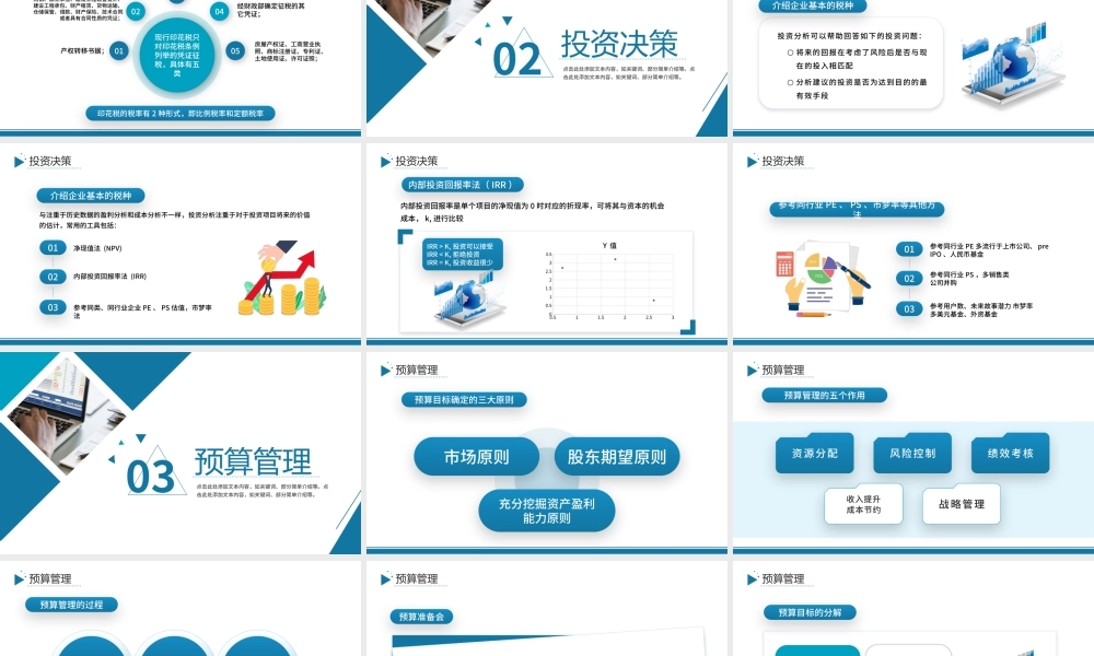 蓝色简约风企业管理基础财务知识培训PPT模板.pptx