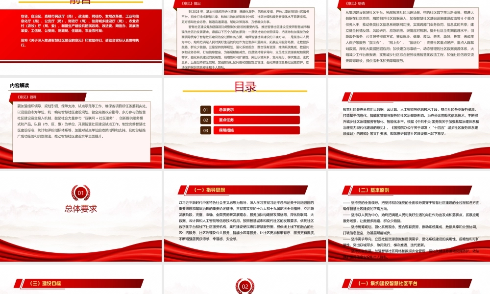 2022《关于深入推进智慧社区建设的意见》全文学习PPT课件（带内容）.ppt