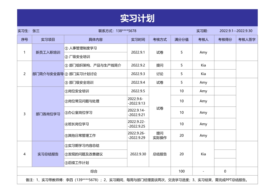 实习计划超详细.xls_第1页