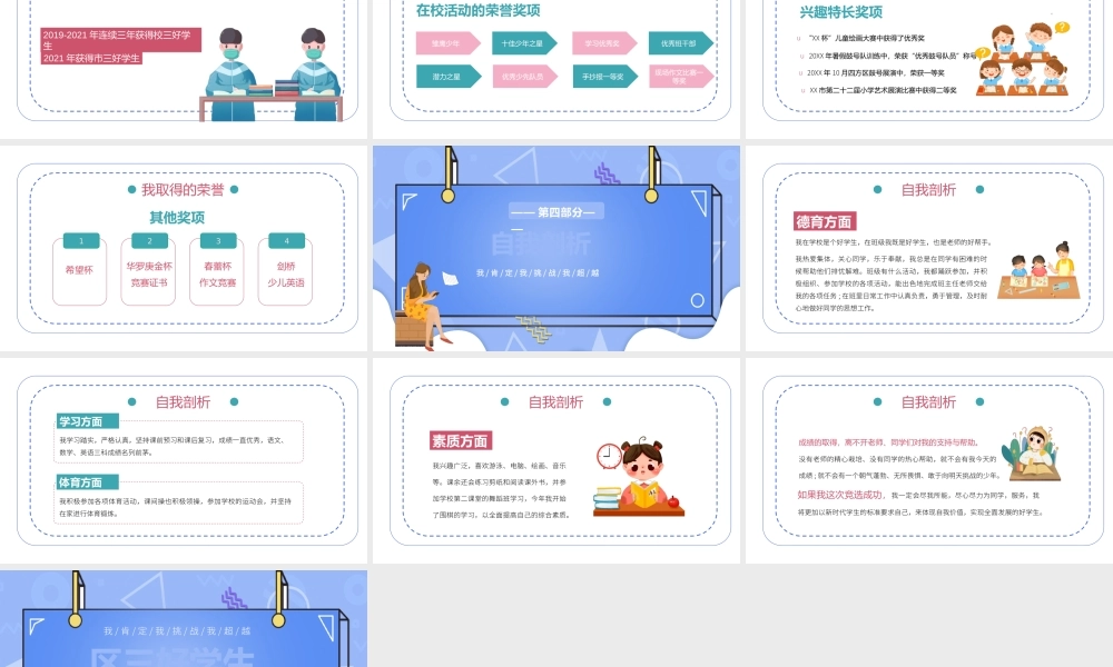 20XX区三好学生竞选演讲PPT做社会主义建设者和接班人PPT课件（带内容）.pptx