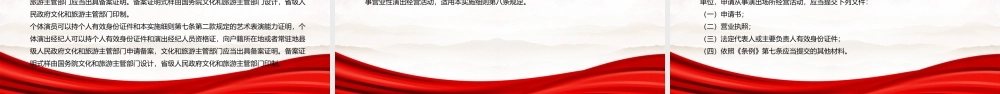 2022《营业性演出管理条例实施细则》全文学习PPT课件（带内容）.pptx